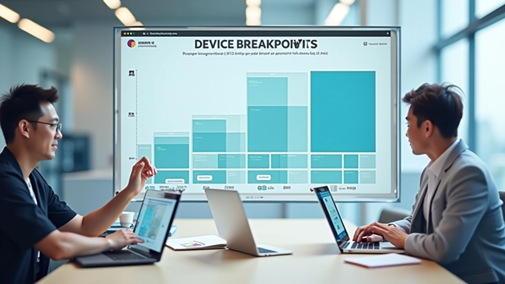 Device breakpoints chart showing popular screen sizes used in Hong Kong