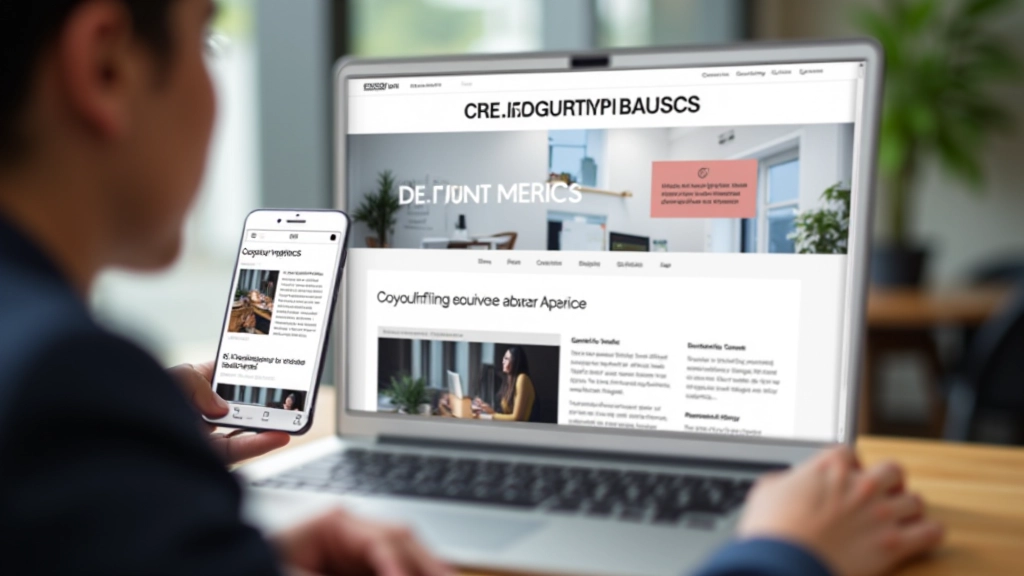 Comparison of fixed versus fluid typography on mobile and desktop screens, responsive text scaling demonstration
